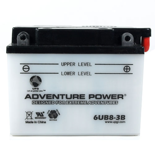 6YB8L-B 6 Volt 8 Amp Hrs Conventional Power Sport Battery