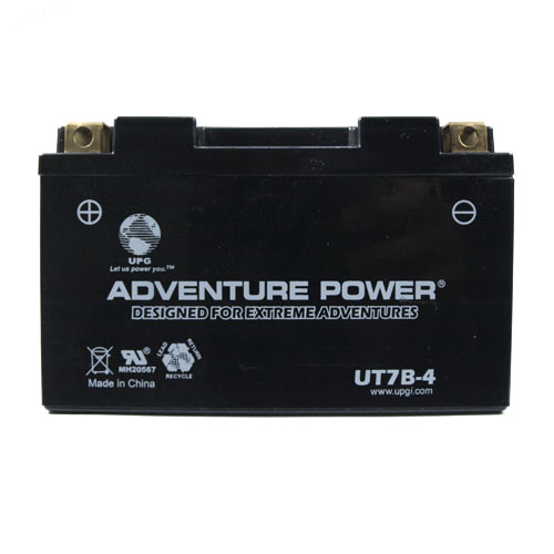 12N6.5-4B 12 Volt 6.5 Amp Hrs Dry Charge AGM Power Sport Battery