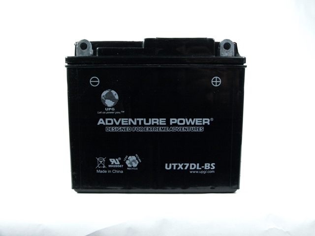 12N7A-4     12 Volt 7 Amp Hrs Dry Charge AGM Power Sport Battery