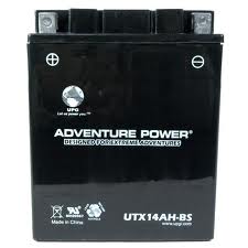 YTX14AH-BS 12 Volt 12 Amp Hrs Dry Charge AGM Power Sport Battery