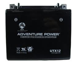 YTX12-BS 12 Volt 10 Amp Hrs Sealed AGM Power Sport Battery