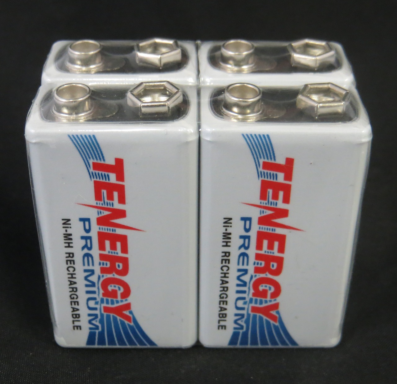 Tenergy Premium 9V NiMH 200mAh MAh Rechargeable Batteries - 4 Pack + FREE SHIPPING!