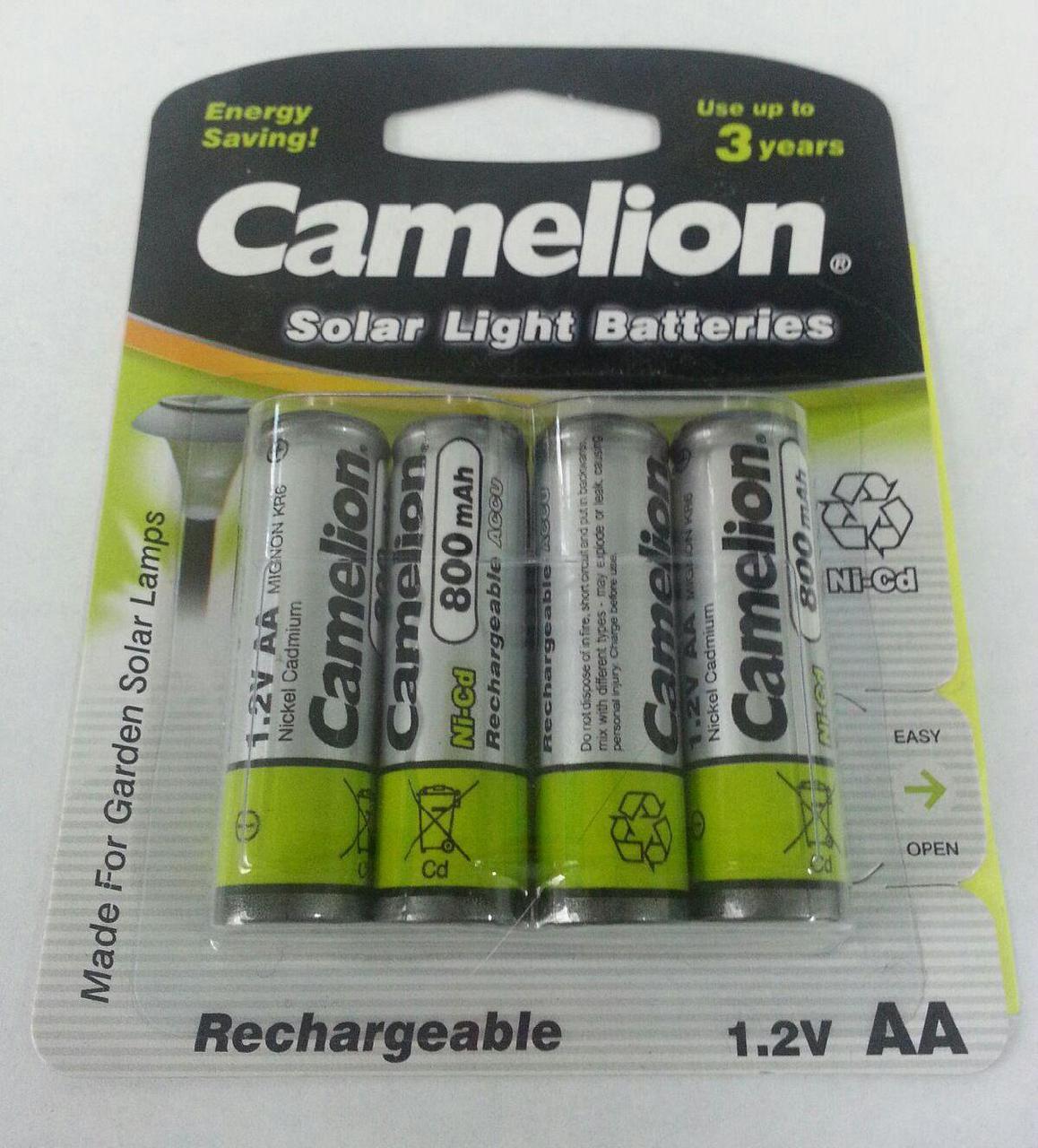 Camelion AA Rechargeable NiCD Batteries 800mAH 4 Pack Retail + FREE SHIPPING!