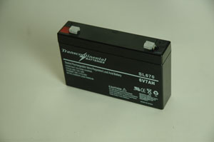 Sealed Lead Acid Battery 6 Volt 7 Ah - Universal