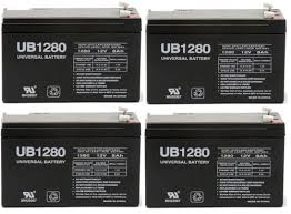 UB1280 12 Volt 8 AMP SLA/AGM Battery 4 Pack + FREE SHIPPING!