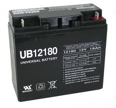 UB12180 12 Volt 18 AMP SLA/AGM Battery
