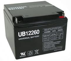 UB12260 12 Volt 26 AMP SLA/AGM Battery
