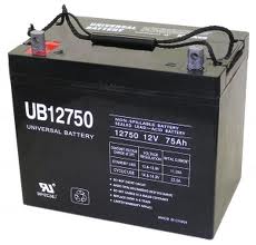 UB12750 12 Volt 75 AMP SLA/AGM Battery