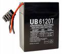 UB6120-T 6 Volt 12 AMP SLA/AGM Battery