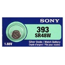 Sony 309/393 - SR48 Silver Oxide Button Battery 1.55V