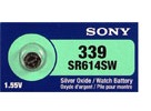Sony 339 - SR614 Silver Oxide Button Battery 1.55V