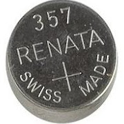 Renata 357/303 - SR44 Silver Oxide Button Battery 1.55V