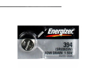 Energizer 394/SR936 Silver Oxide Button Battery 1.55V - 25 Pack + FREE SHIPPING!