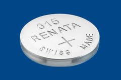 Renata 315 - SR716 Silver Oxide Button Battery 1.55V - 5 Pack + FREE SHIPPING!
