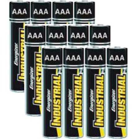 Energizer Industrial Alkaline AAA - 12 Pack + FREE SHIPPING!