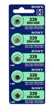 Sony 339 - SR614 Silver Oxide Button Battery 1.55V - 25 Pack + FREE SHIPPING!