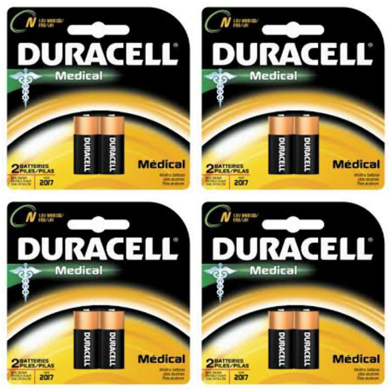 Duracell Medical E90 N Size 1.5V LR1 - 8 Pack + FREE SHIPPING!