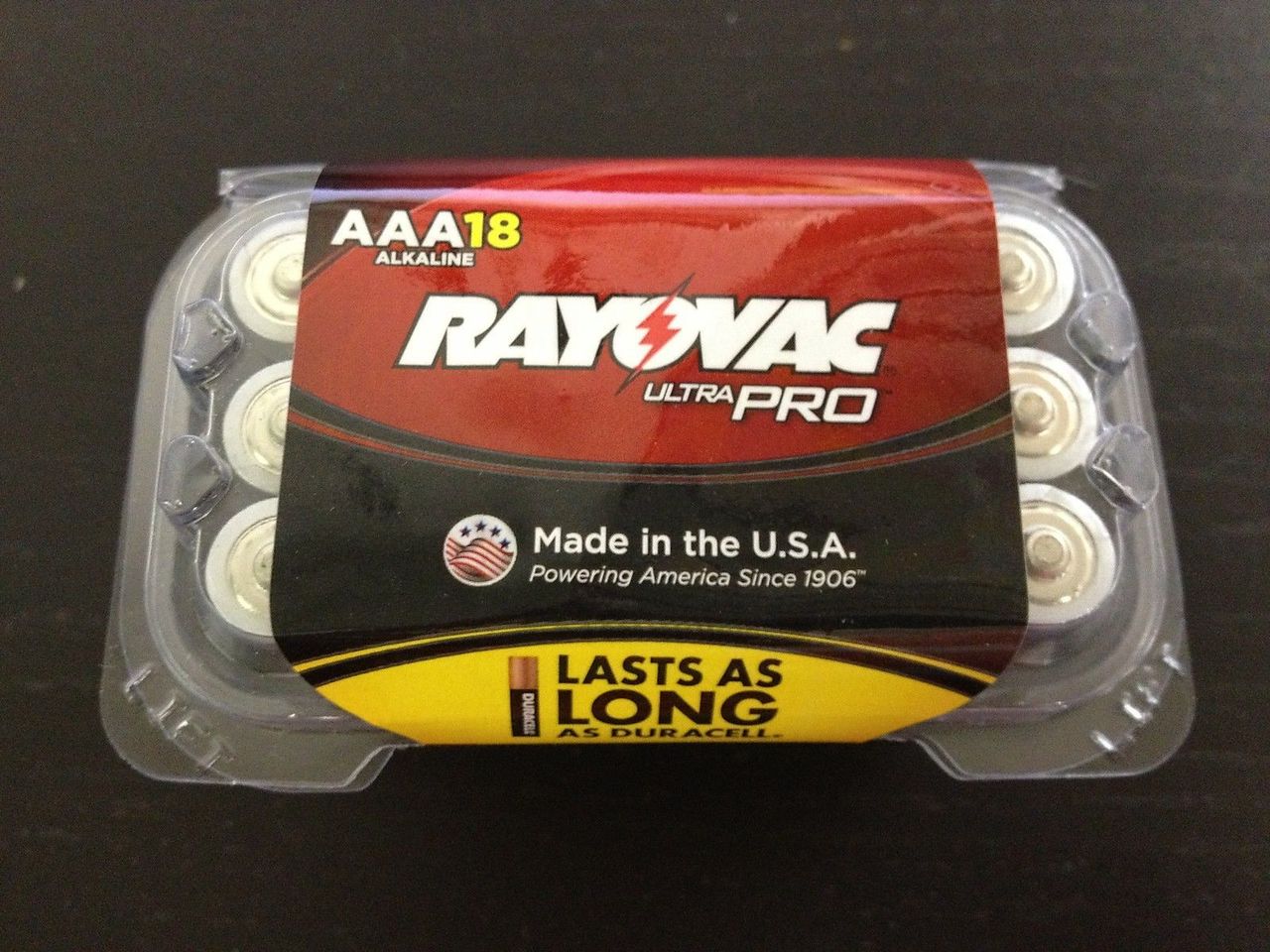 Rayovac Alkaline UltraPro AAA Reclosable 18-Pack + FREE SHIPPING