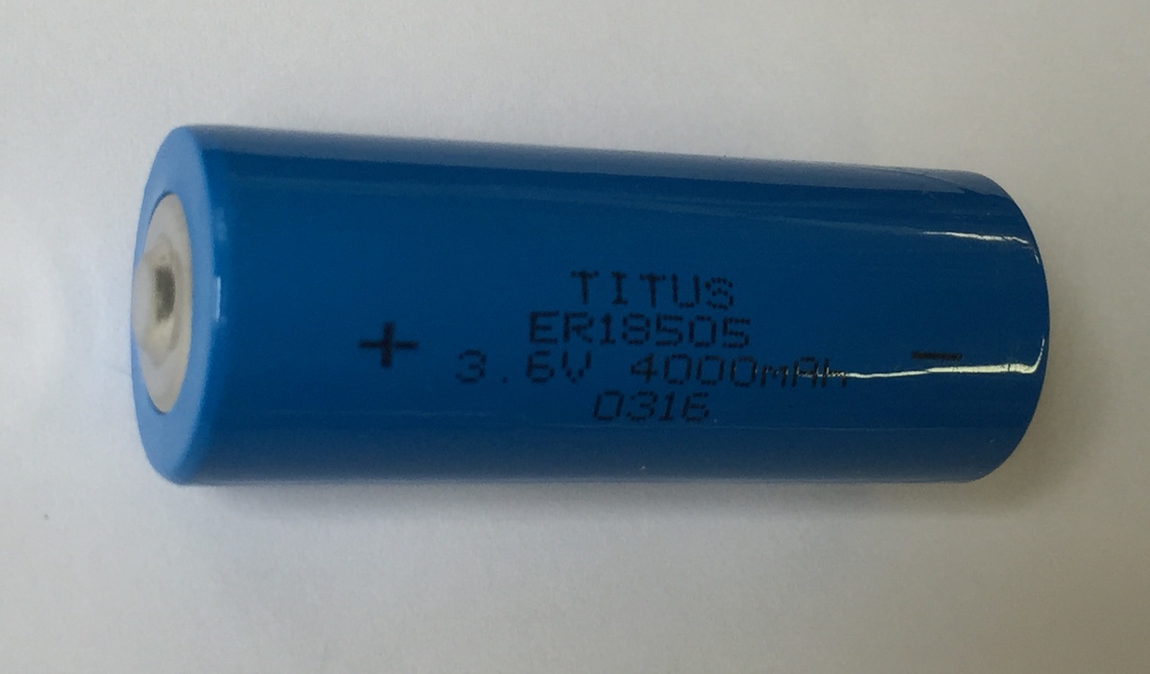 Titus A Size 3.6V ER18505 Lithium Battery - 1 Pack + Free Shipping!