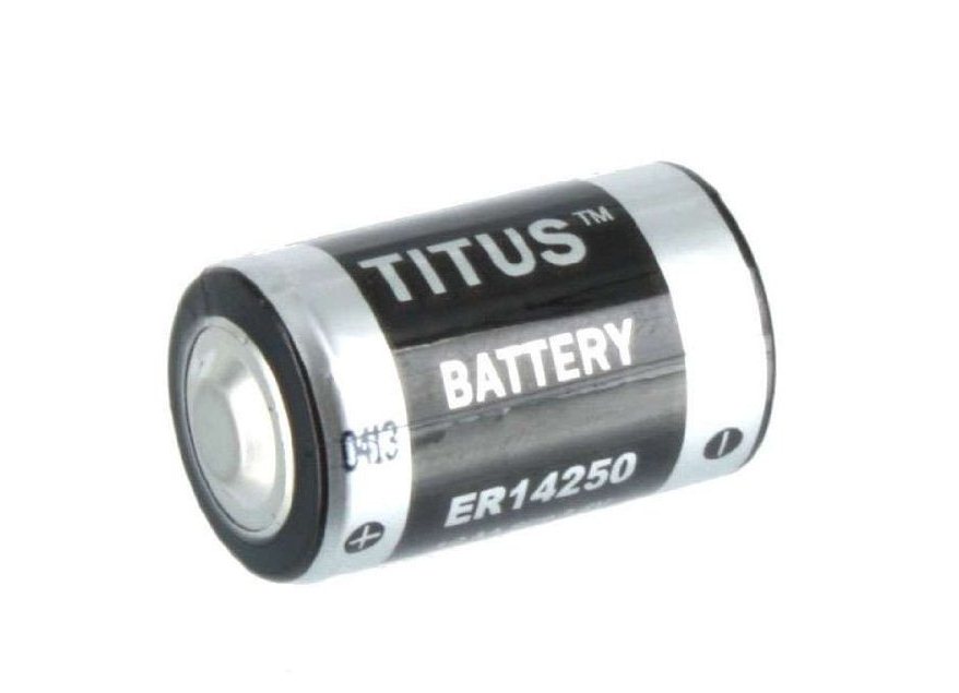 Titus 1/2 AA Size 3.6V ER14250 Lithium Battery 4 Pack + Free Shipping!