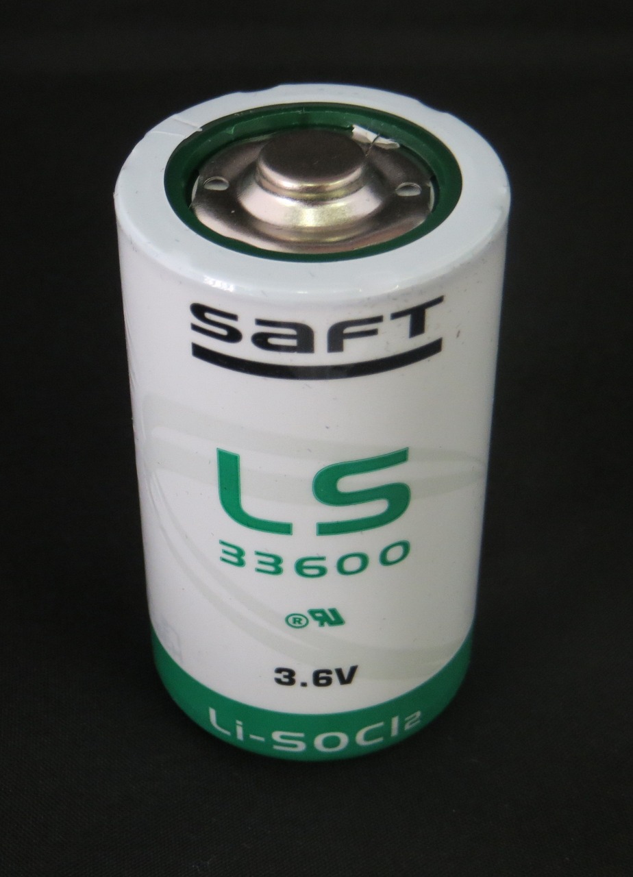 Saft LS33600 D Size 3.6V Lithium Thionyl Chloride Battery