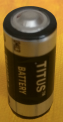 Titus 2/3AA Size 3.6V ER14335T Lithium Battery With Solder Tabs - 4 Pack + Free Shipping!