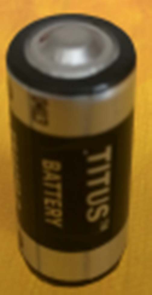 Titus 2/3 A Size 3.6V ER17335T Lithium Battery With Solder Tabs - 1 Pack + Free Shipping!