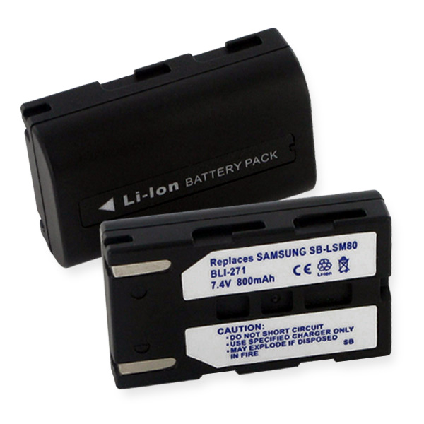 SAMSUNG SB-LS80 LI-ION 800mAh Video Battery