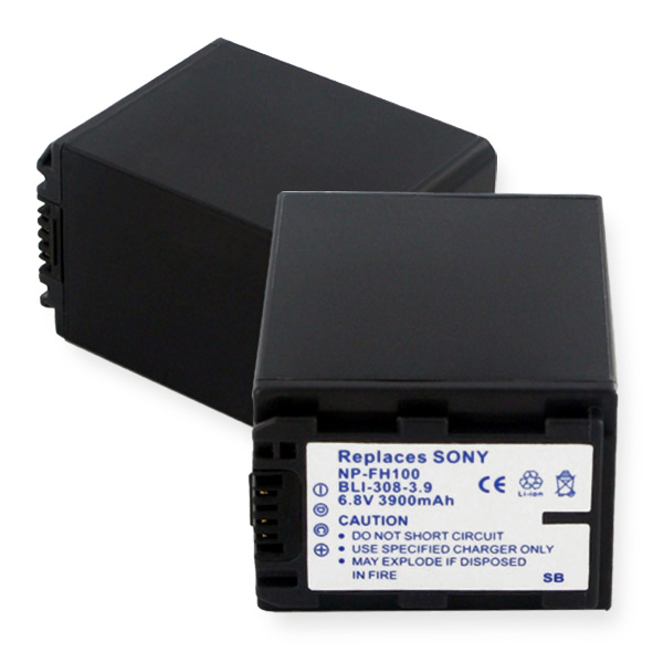 SONY NP-FH90 And 100 LI-ION 3900mAh Video Battery