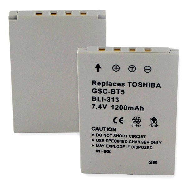 TOSHIBA GSC-BT5 LI-ION 1200mAh Video Battery