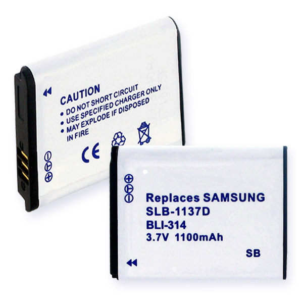 SAMSUNG SLB-1137D LI-ION 1000mAh Video Battery