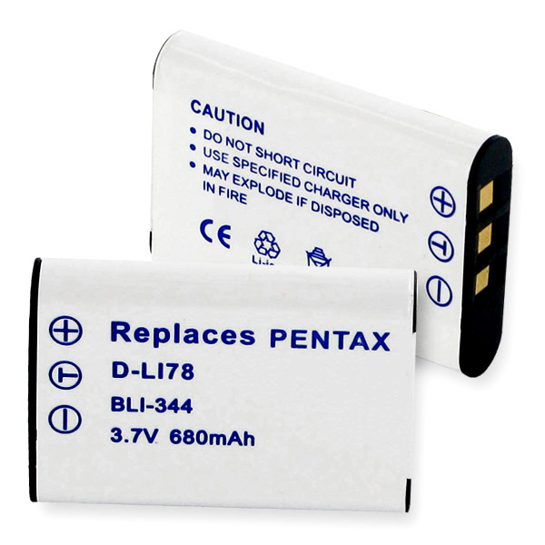 PENTAX D-Li78 LI-ION 680mAh Video Battery