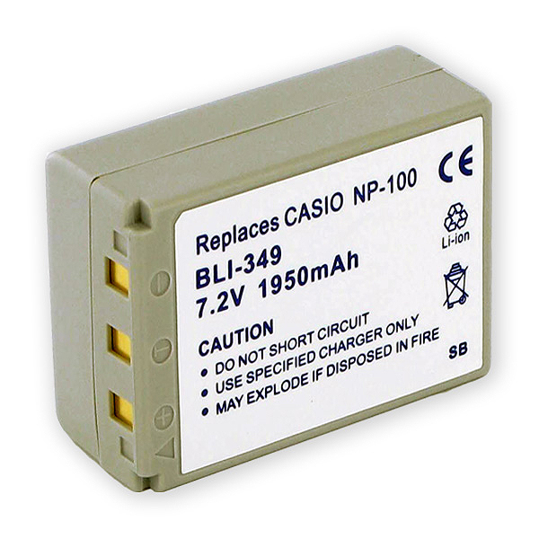 CASIO NP-100 LI-ION 7.4V 1950mAh Video Battery