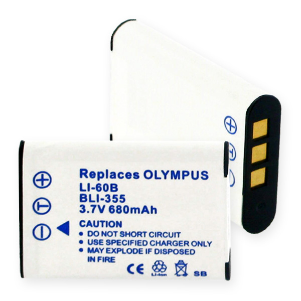 OLYMPUS Li-60B LI-ION 680mAh Video Battery