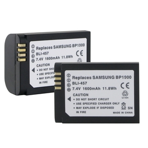SAMSUNG NX1 BP1900 REPLACEMENT 7.4V 1900MAH LI-ION Camera Battery BLI-457  Free Shipping