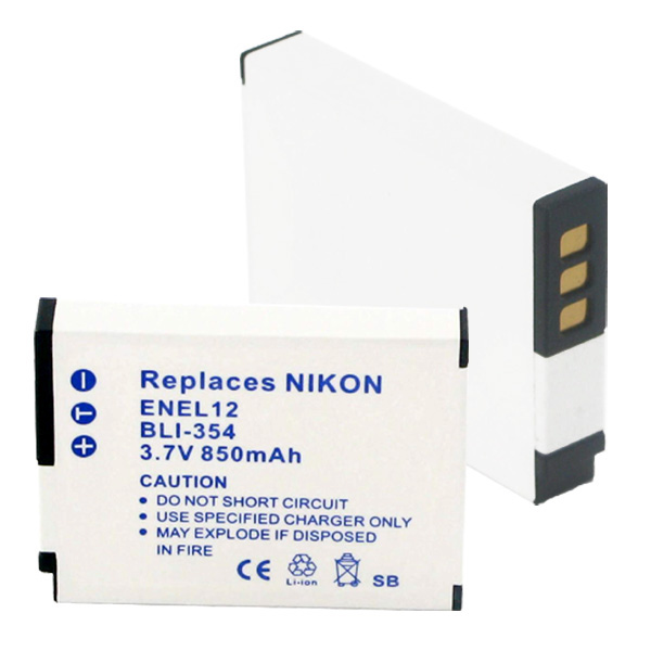 NIKON EN-EL12 LI-ION 800mAh Battery + FREE SHIPPING