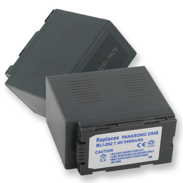 PANASONIC CGA-D54 LI-ION 5.4Ah Video Battery + FREE SHIPPING