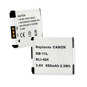 CANON NB-11L 3.6V 650MAH BLI-424 + FREE SHIPPING