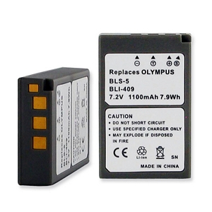 OLYMPUS BLS-5 7.2V 1100MAH Battery + FREE SHIPPING