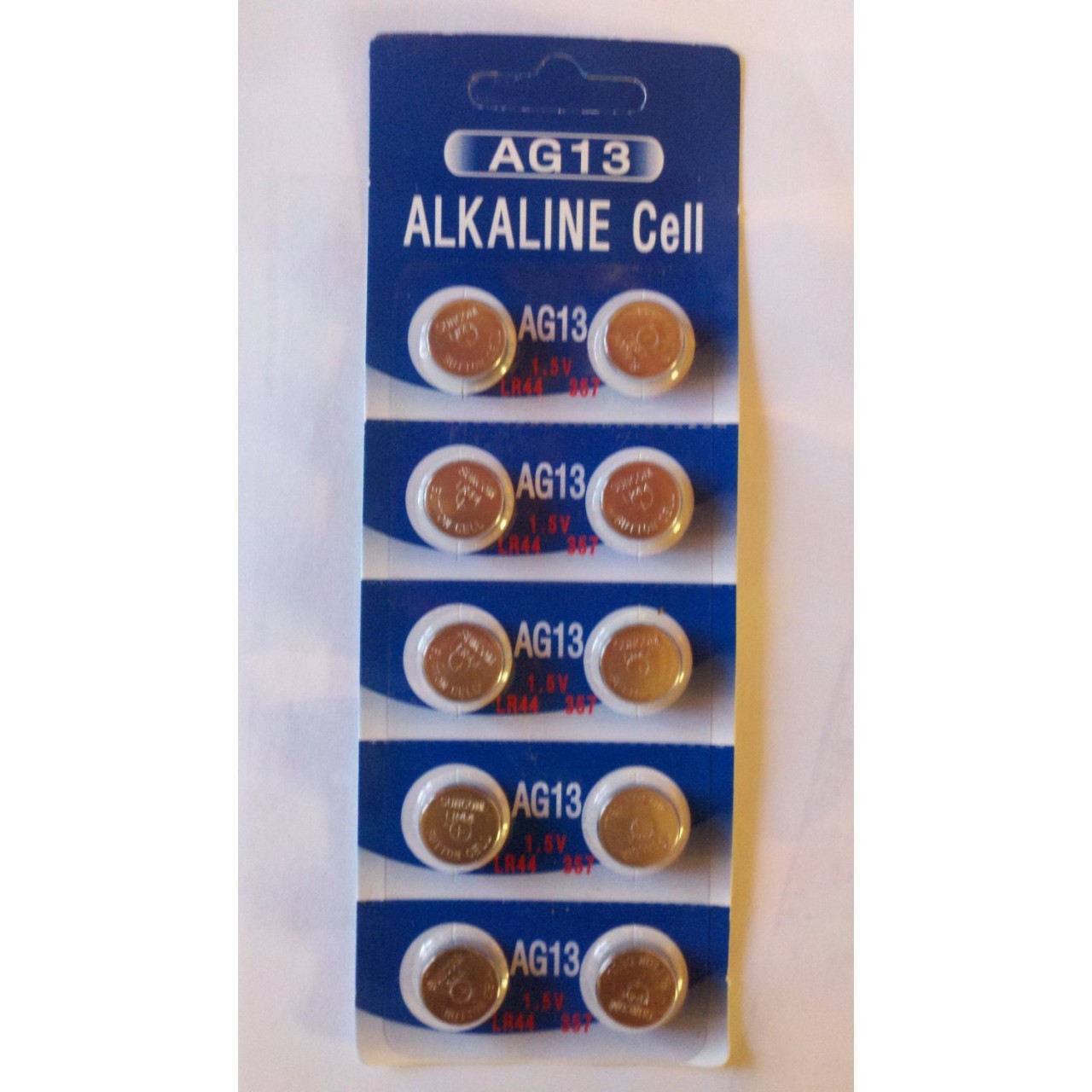 AG13 / LR44 Alkaline Button Watch Battery 1.5V  100 Pack With Free Shipping