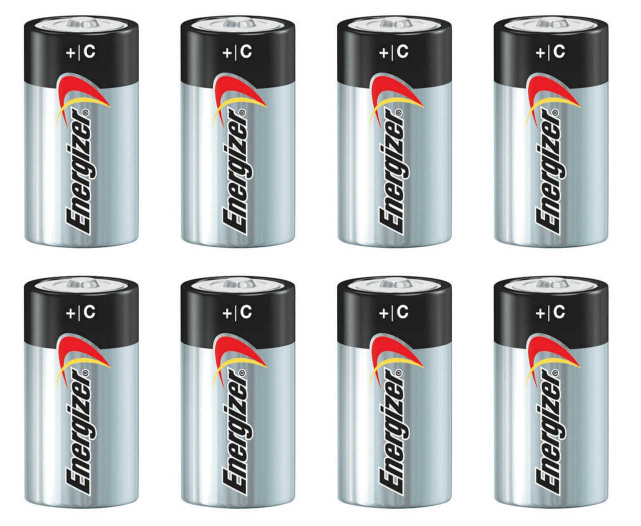 Energizer Max Alkaline C Size Batteries E93 - 8 Pack + FREE SHIPPING!