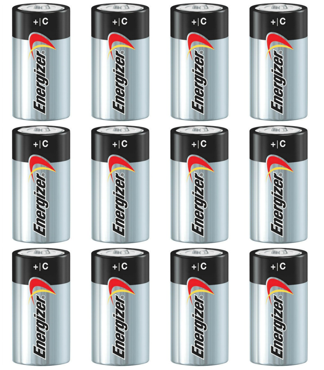 Energizer Max Alkaline C Size Batteries E93 - 12 Pack + FREE SHIPPING!