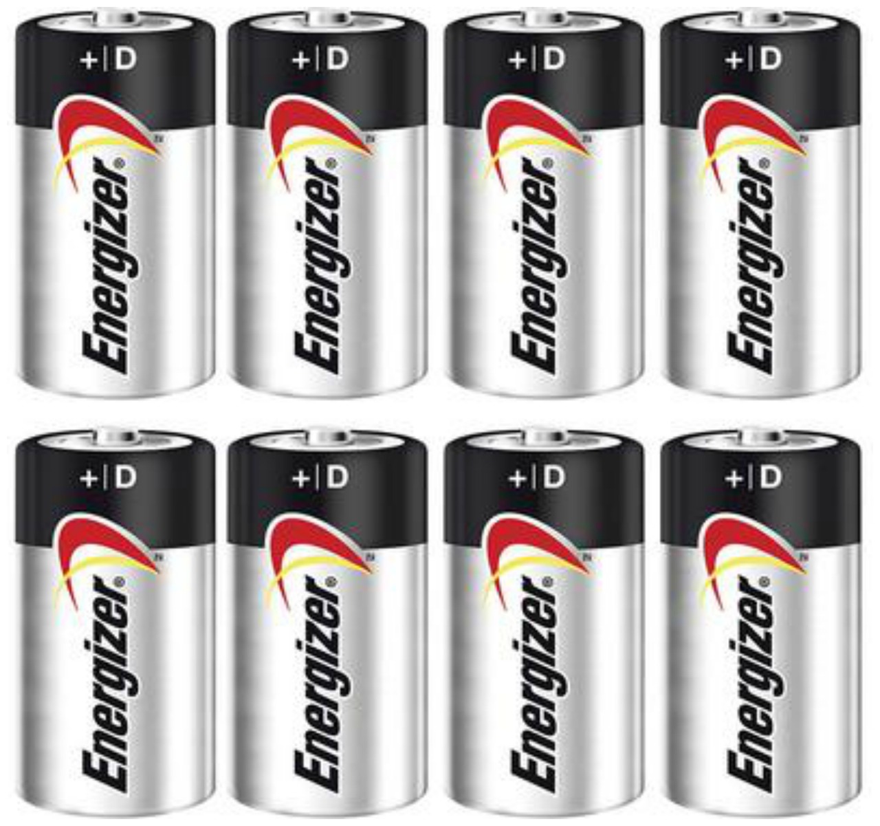 Energizer Max Alkaline D Size Batteries E95VP - 8 Pack + FREE SHIPPING!