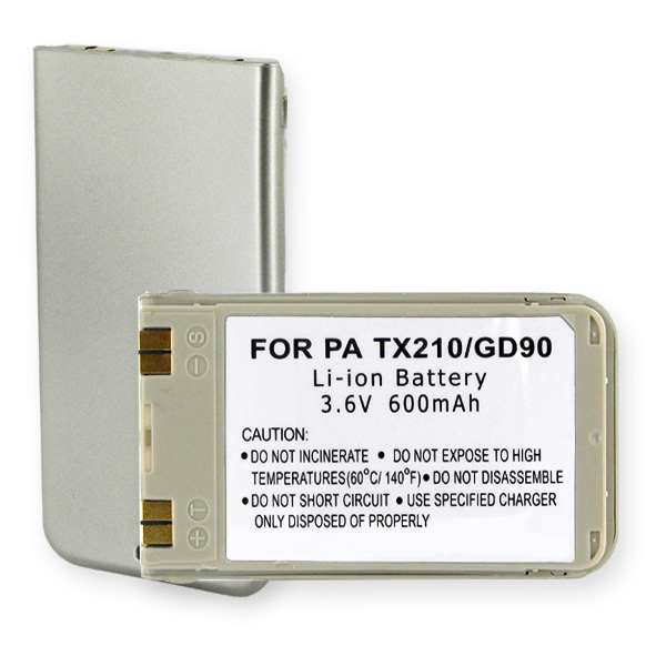 PAN TX210 LI-ION 600mAh And SILVER Cellular Battery