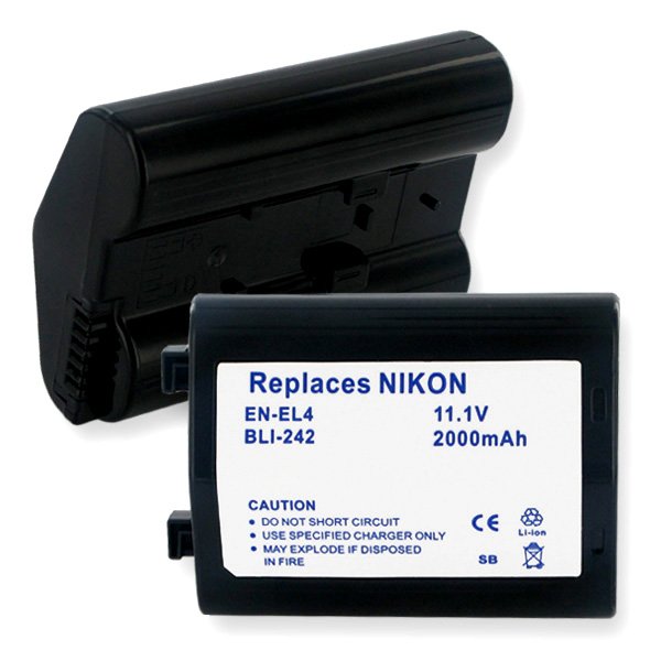 NIKON EN-EL4 LI-ION 2000mAh Digital Battery