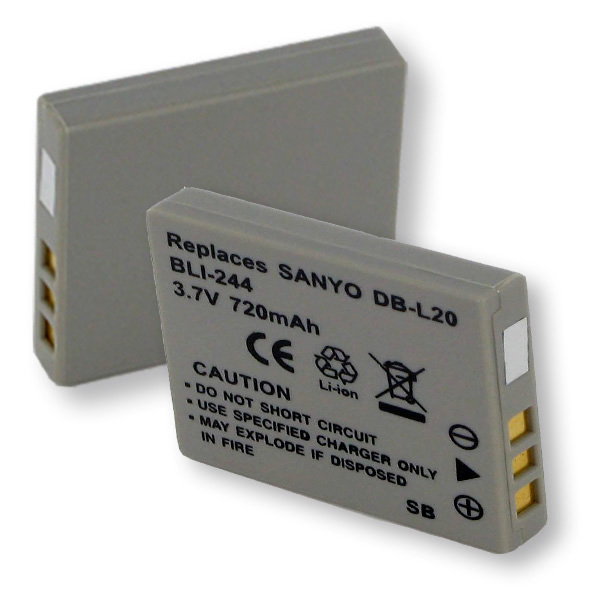 SANYO SL20 LI-ION 720mAh Digital Battery