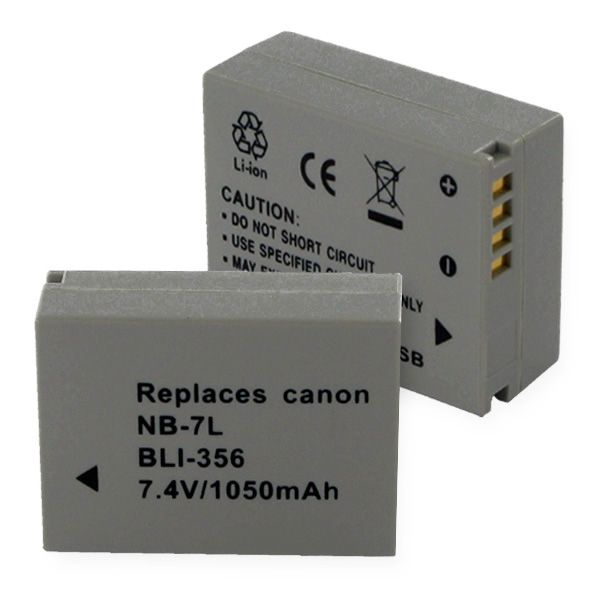 CANON NB-7L LI-ION 1050mAh Digital Battery + FREE SHIPPING