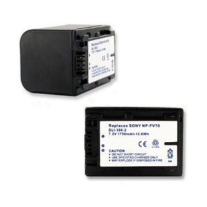 SONY NP-FV70 6.8V 1750MAH Digital Battery + FREE SHIPPING