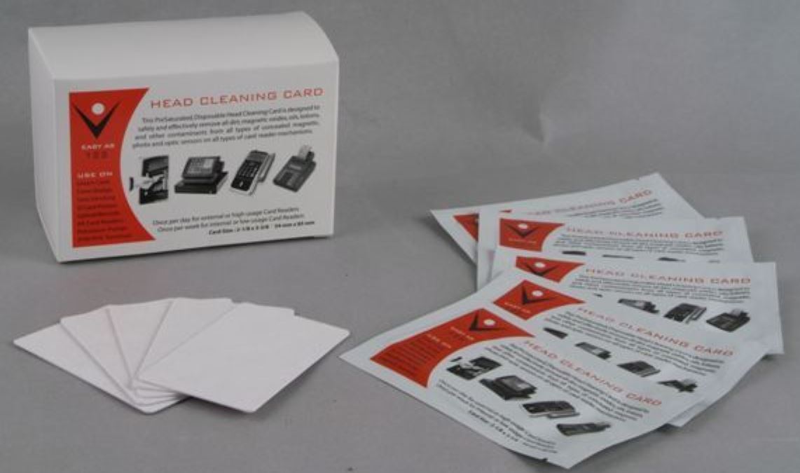 CR80 Magnetic Card Reader And Keyless Lock Cleaning Cards - 40 Pack + Free Shipping