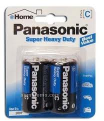 Panasonic Super Heavy Duty C Size Battery - 96 Pack + FREE SHIPPING!